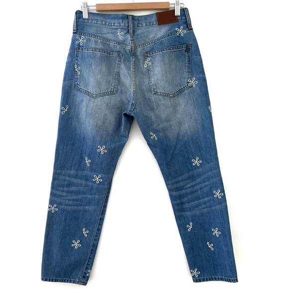 Madewell High Rise The Perfect Summer Straight Leg Jeans Daisy 🌼 Edition - Picture 4 of 11